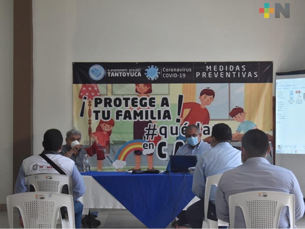 En Tantoyuca, realizan reunión del Concejo de Salud municipal; intensifican acciones sanitarias