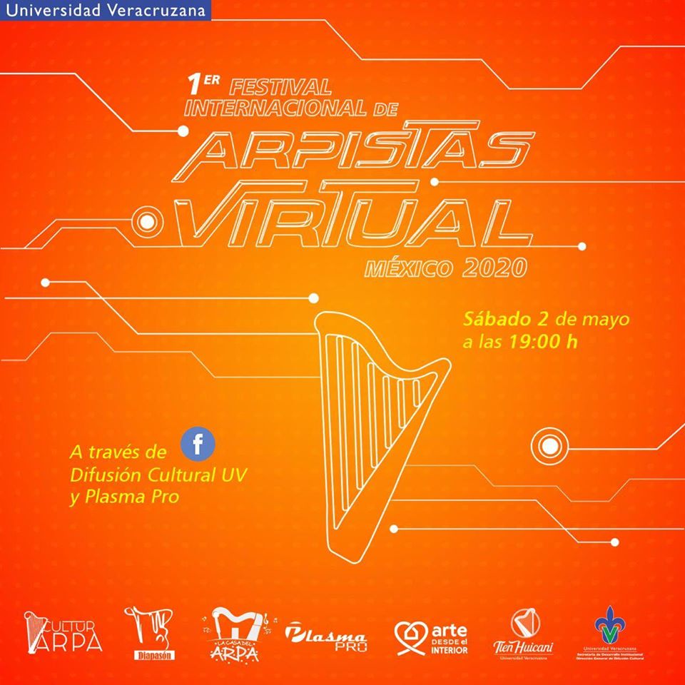 Invitan al primer Festival Internacional de Arpistas Virtual México 2020