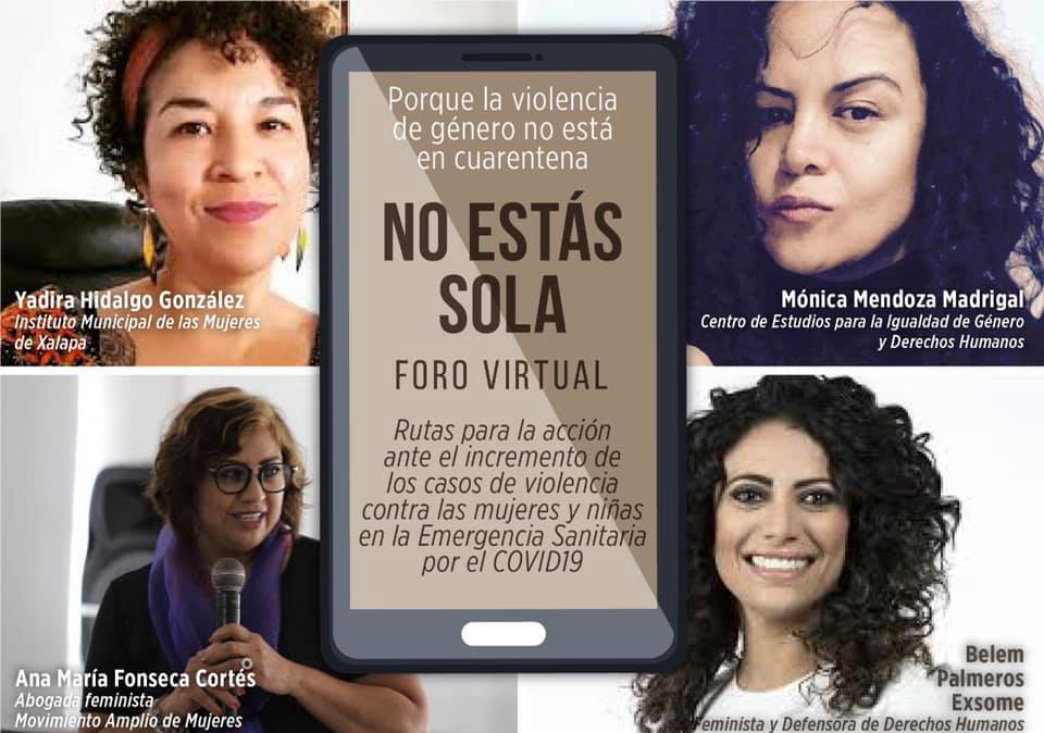 Congreso del Estado invita al foro virtual “No estás sola”