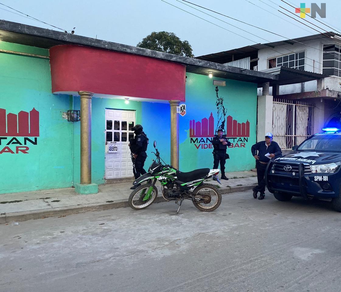 Ordenan cierre de bares y cantinas en Tres Valles