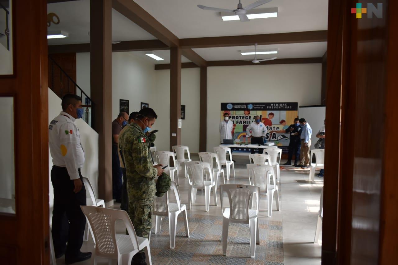 Coordinan acciones en Tantoyuca contra el Covid-19