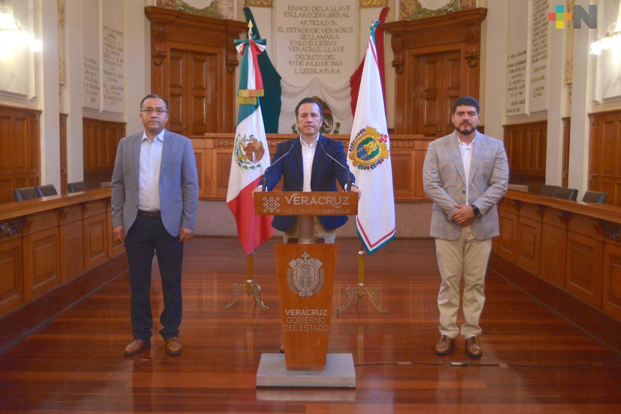 Gobernador Cuitláhuac García presenta aportes de tecnológicos y universidades ante contingencia