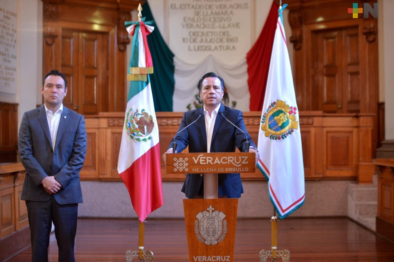 Gobierno de Veracruz respalda Pacto Fiscal del Gobierno Federal ﻿