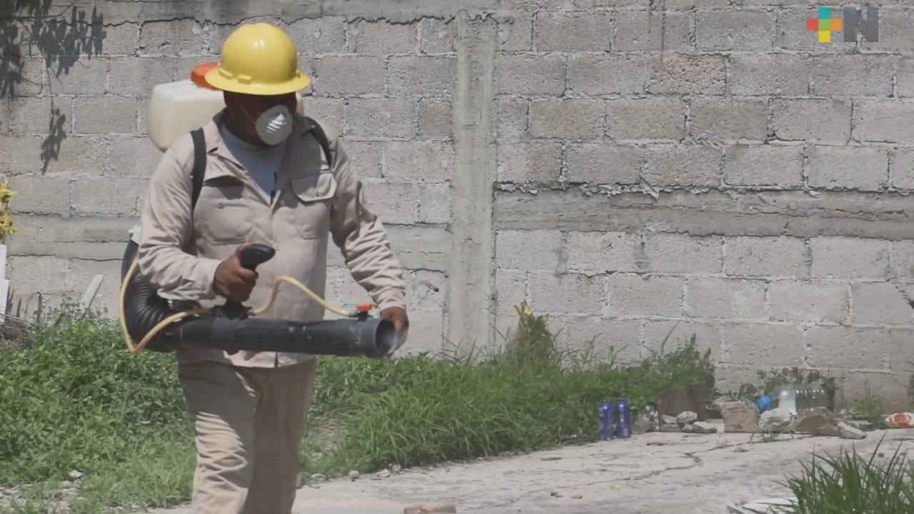 Continúan las acciones contra el dengue en Tantoyuca