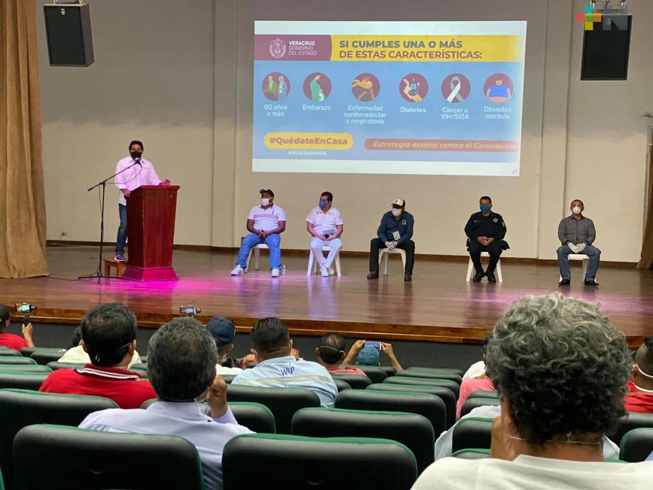 Alertan a Tres Valles posibles casos de COVID-19