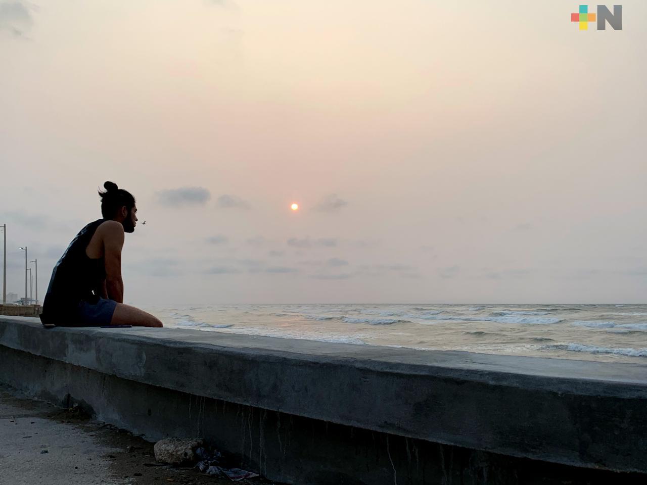 Atardecer malecón Coatzacoalcos