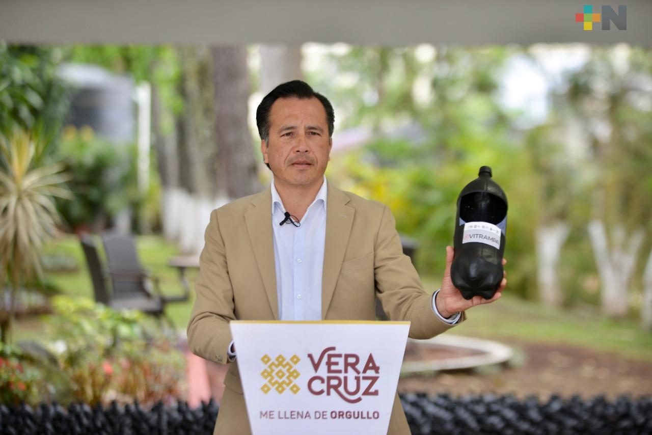 Anuncia gobernador Cuitláhuac García distribución de más de 7 mil ovitrampas para combate del dengue