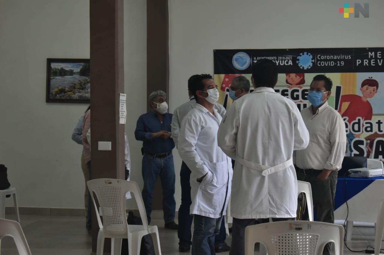 Continúan medidas sanitarias en Tantoyuca