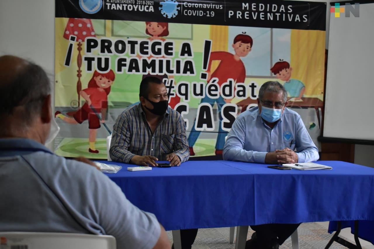 Comerciantes y transportistas acuerdan medidas contra el coronavirus