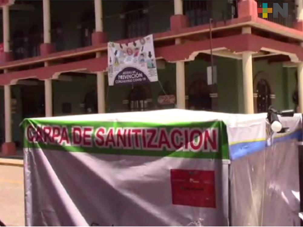 Ante aumento de casos de COVID-19, municipio de Huayacocotla aplica con rigor medidas sanitarias