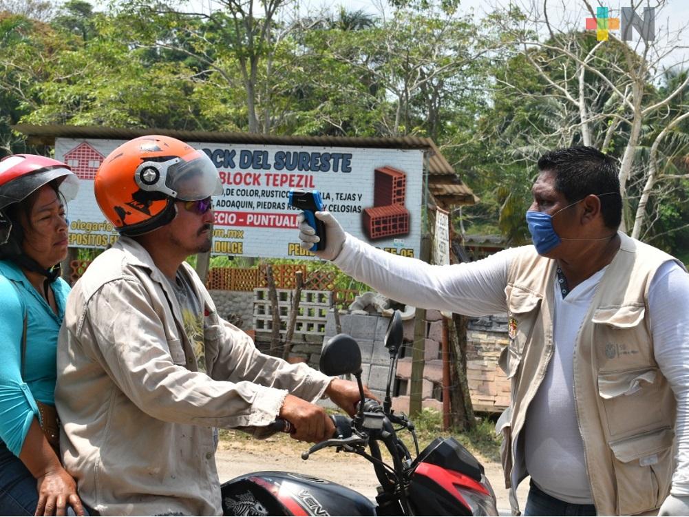 Instalan filtro sanitario en municipio de Agua Dulce