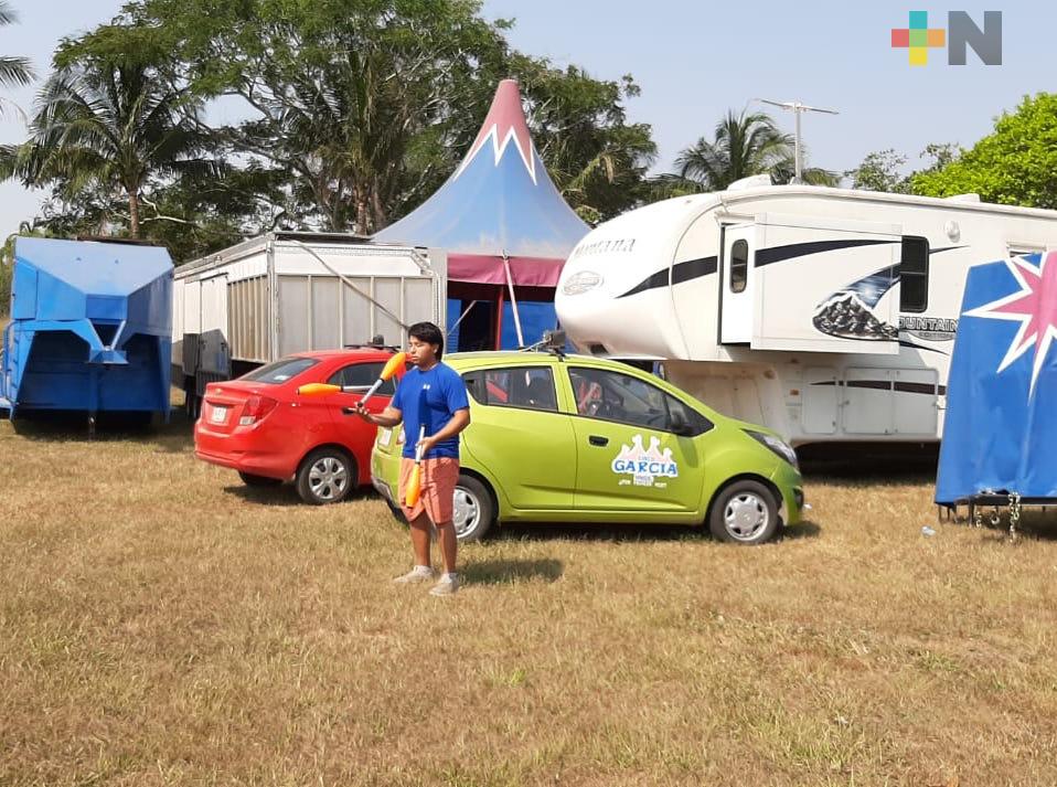 Circo García Hermanos está varado en Veracruz por la contingencia sanitaria