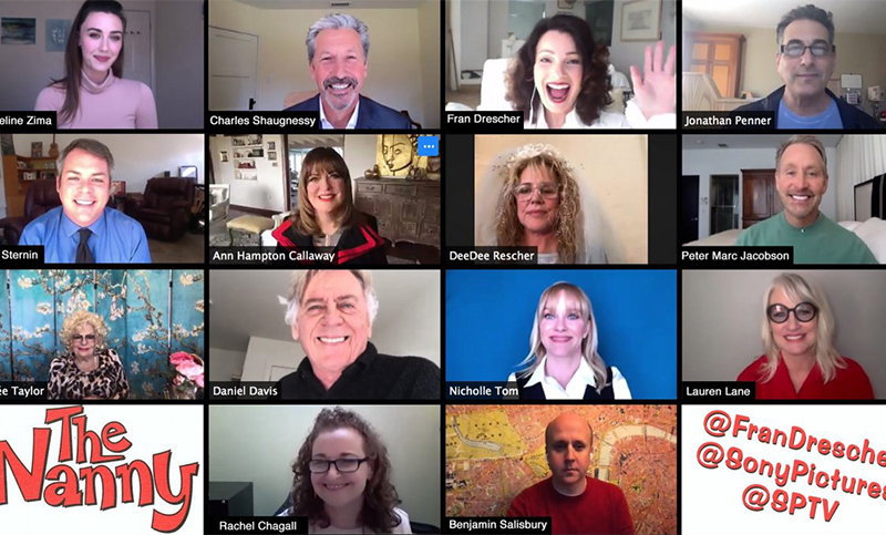 Elenco de «La niñera» revive primer episodio con reunión virtual