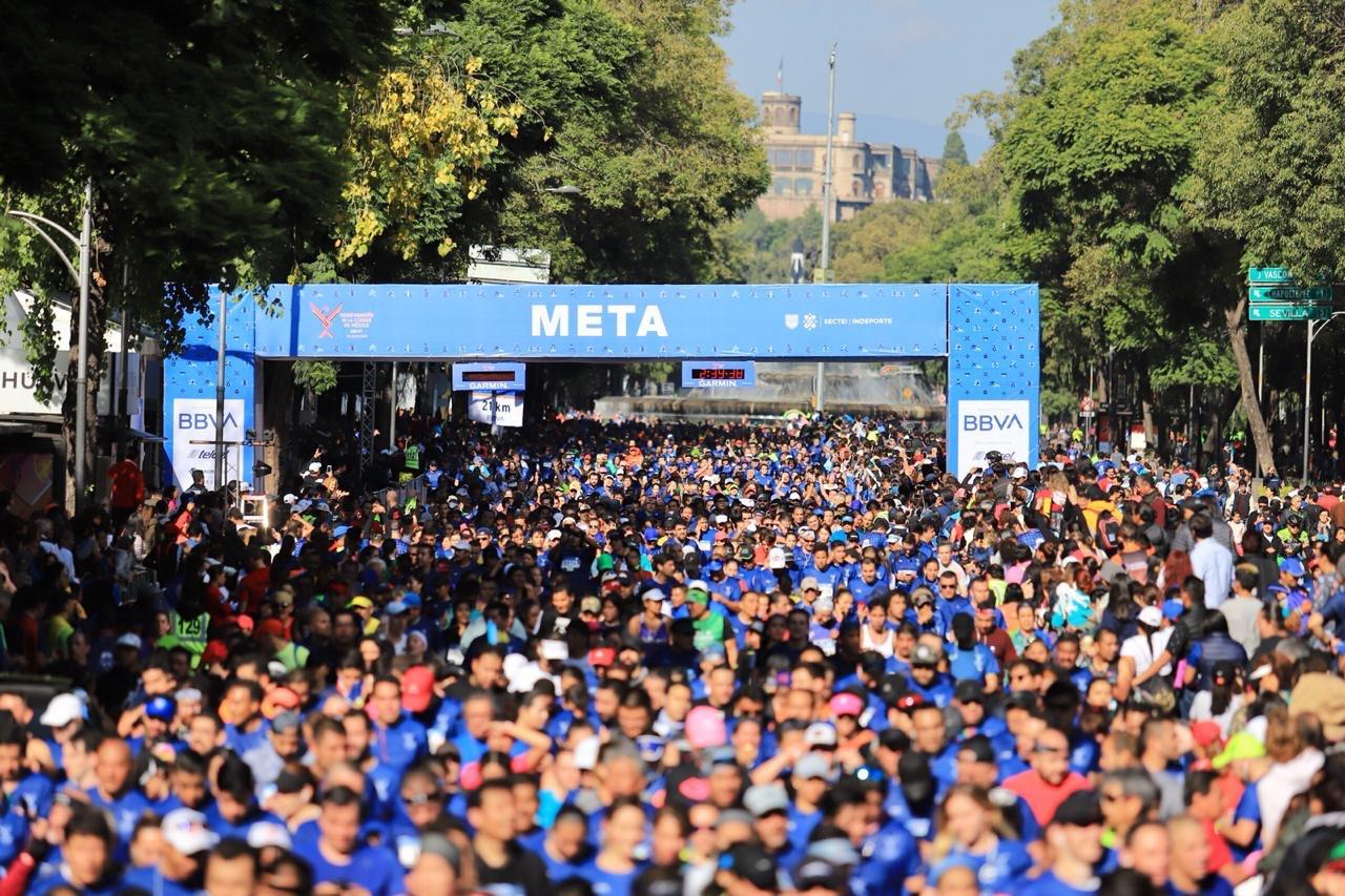 Posponen Medio Maratón de la Ciudad de México 2020, se realizará el 25 de octubre