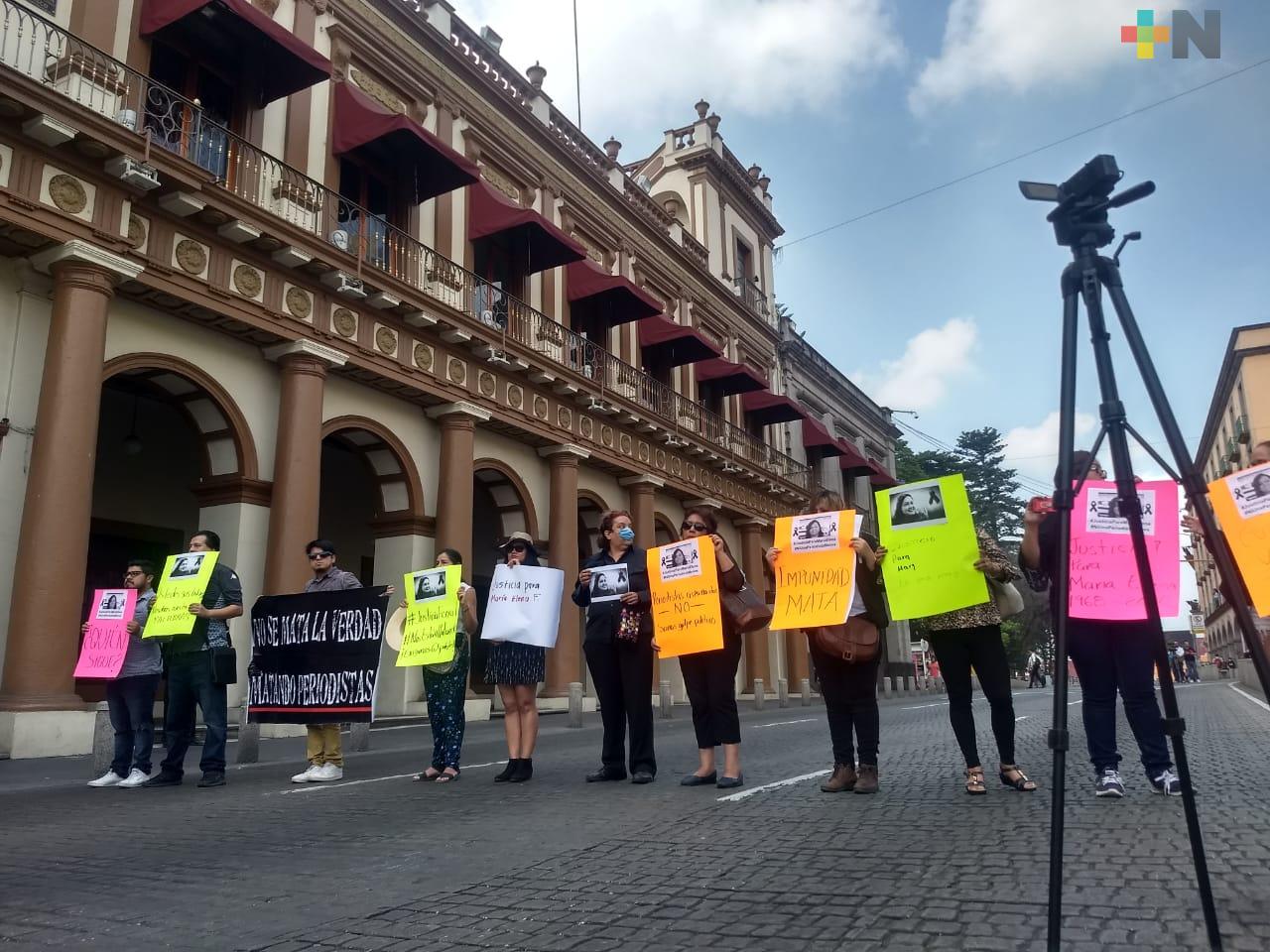En Xalapa, periodistas exigen justicia por asesinato de María Elena Ferral