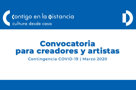 Publican resultados de la convocatoria “Contigo en la distancia: Movimiento de Arte en casa”
