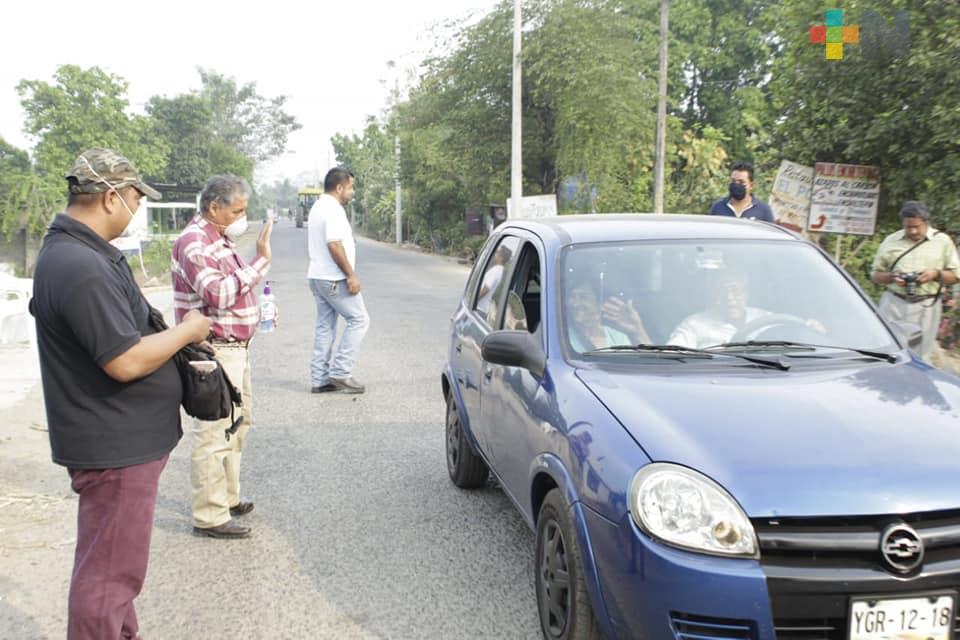En Otatitlán instalan filtros sanitarios permanentes