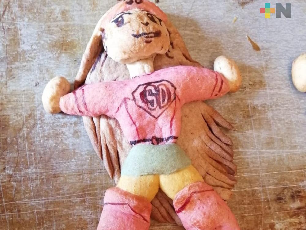 Panadería elabora piezas con la figura de Susana Distancia en Xalapa
