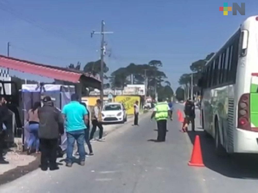 Por COVID-19, instalan carpa sanitaria y retenes para evitar llegada de visitantes a Huayacocotla