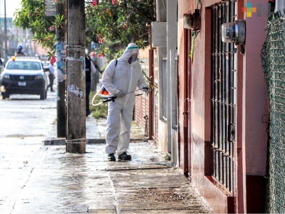 Desde el inicio de la pandemia, en Tuxpan se han sanitizado alrededor de 100 colonias