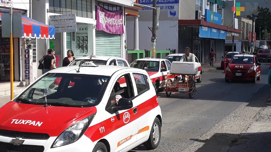 Instalan módulo de sanitización vehicular en Tuxpan