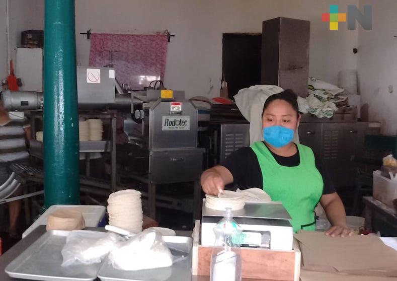 Registran baja venta de tortillas en la ciudad de Veracruz