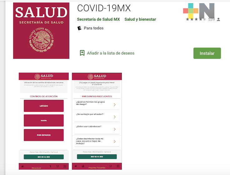Salud presenta aplicación COVID-19MX