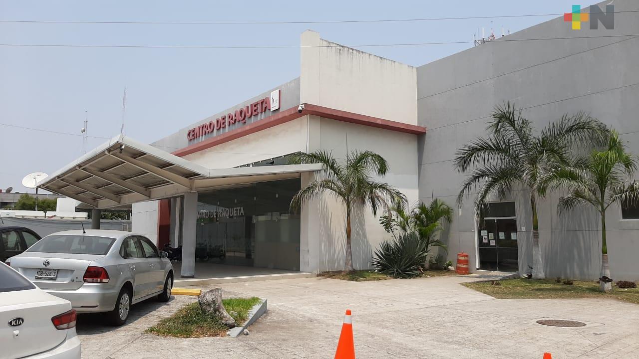 Inician trabajos de adecuación del centro de raqueta del IVD, para adaptarlo como hospital