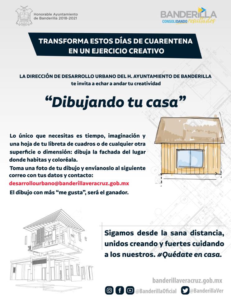 Convocan al concurso “Dibujando tu casa” en el municipio de Banderilla