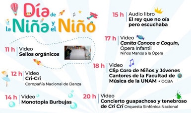 Niños y niñas pueden disfrutar el 30 de abril con arte y entretenimiento