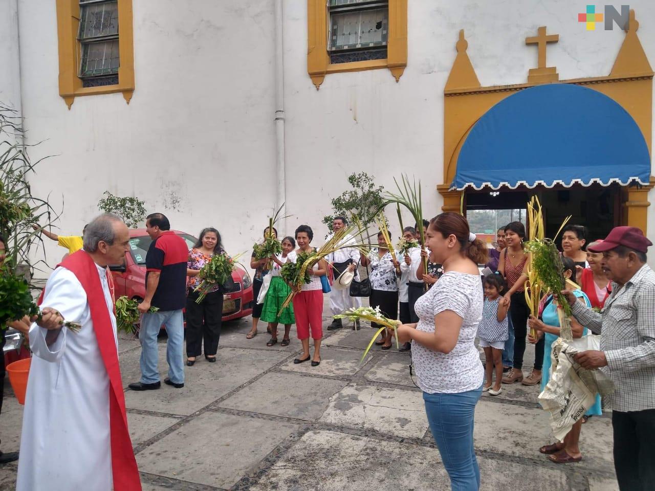Fue un Domingo de Ramos diferente, en Martínez de la Torre