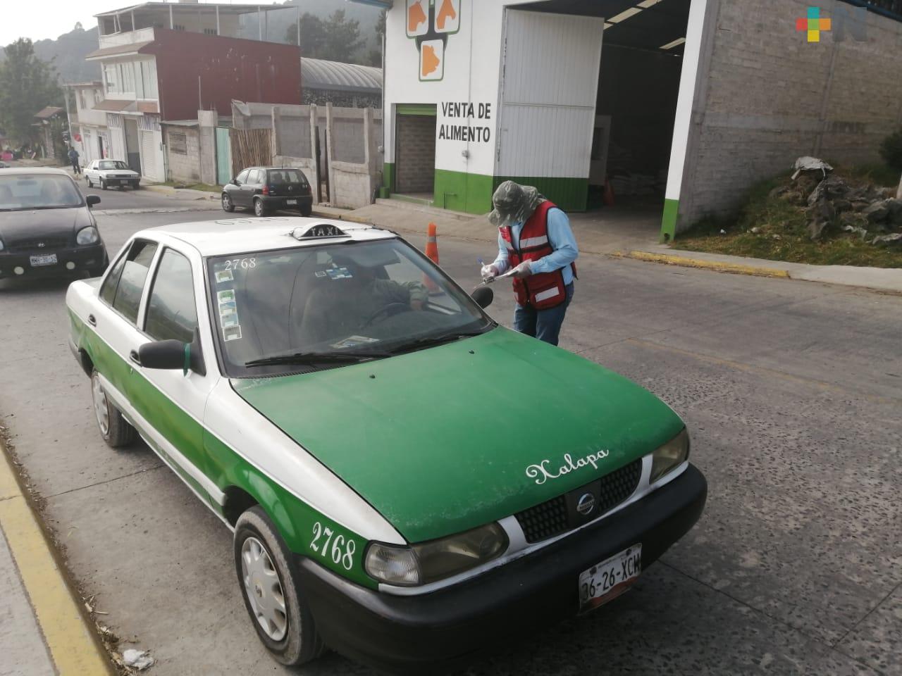 Activan filtro sanitario en el municipio de Las Vigas