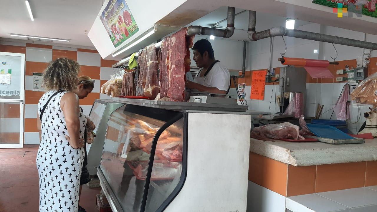 Comenzó a repuntar venta de carne roja en mercado Hidalgo de Veracruz
