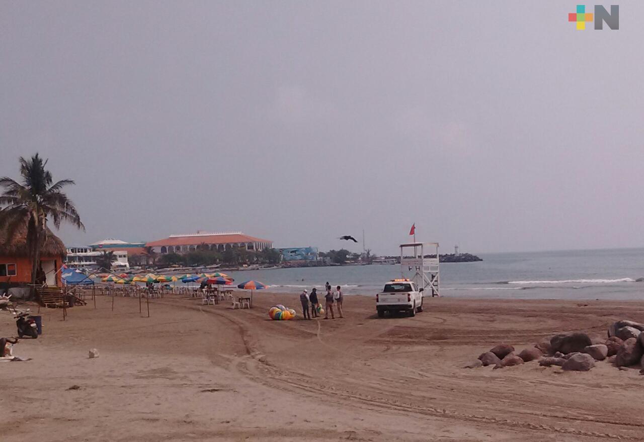 Patrullas y PC se mantienen en playas para prevenir la concentración de personas