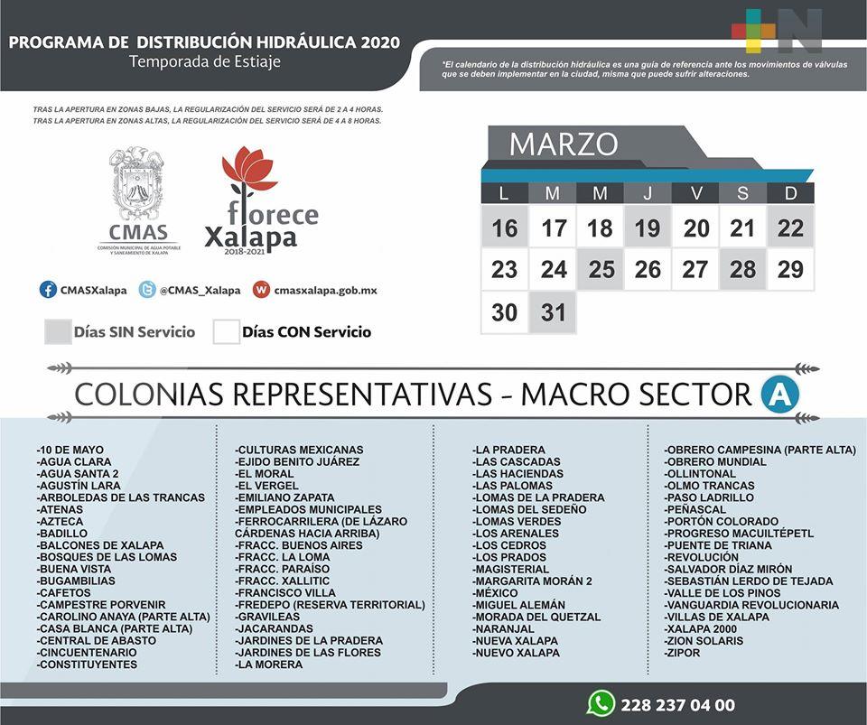 CMAS modifica calendario de tandeos en Xalapa