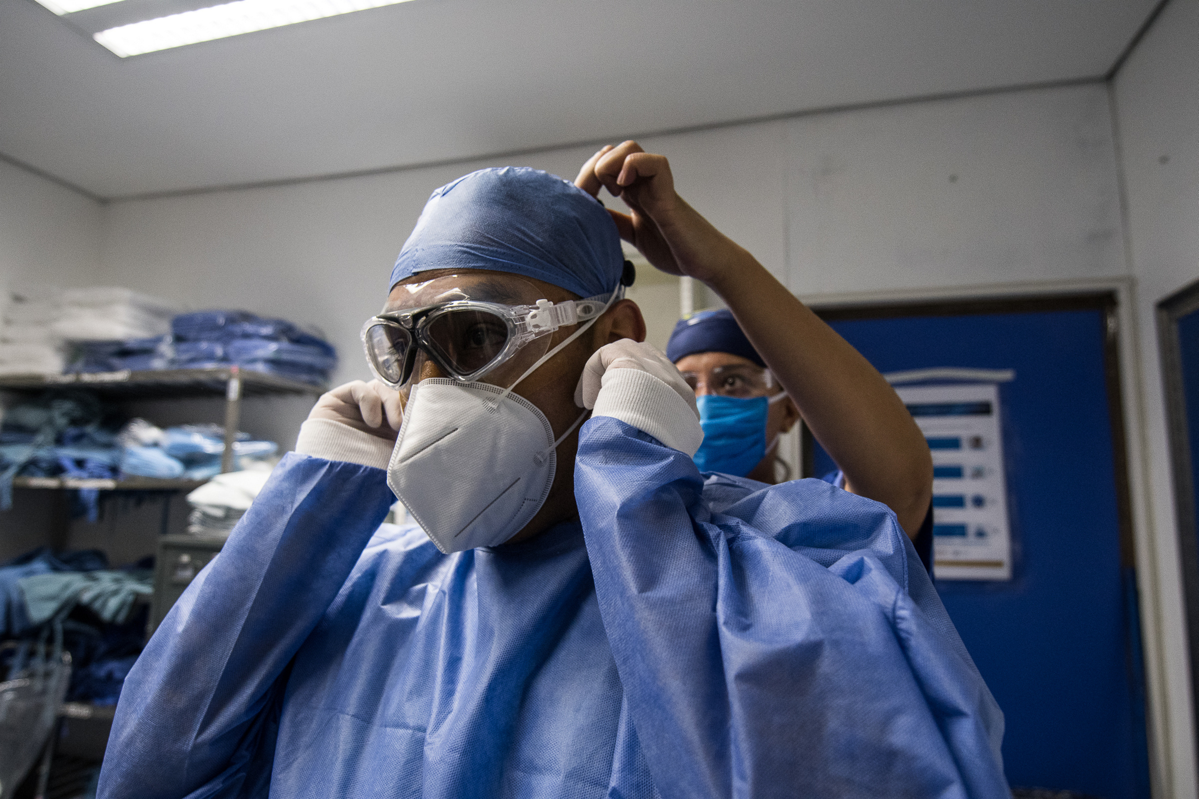 Médicos en la denominada Zona Gris
