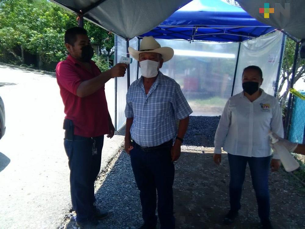 Alcaldesa de Chalma intensifica medidas sanitarias por colindancia con municipios de Hidalgo