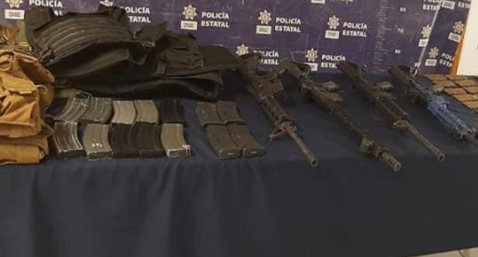 Captura Seguridad Pública a cuatro presuntos integrantes del CJNG, en La Perla