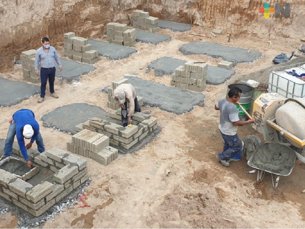 Avanza construcción de nuevo panteón municipal en Martínez de la Torre