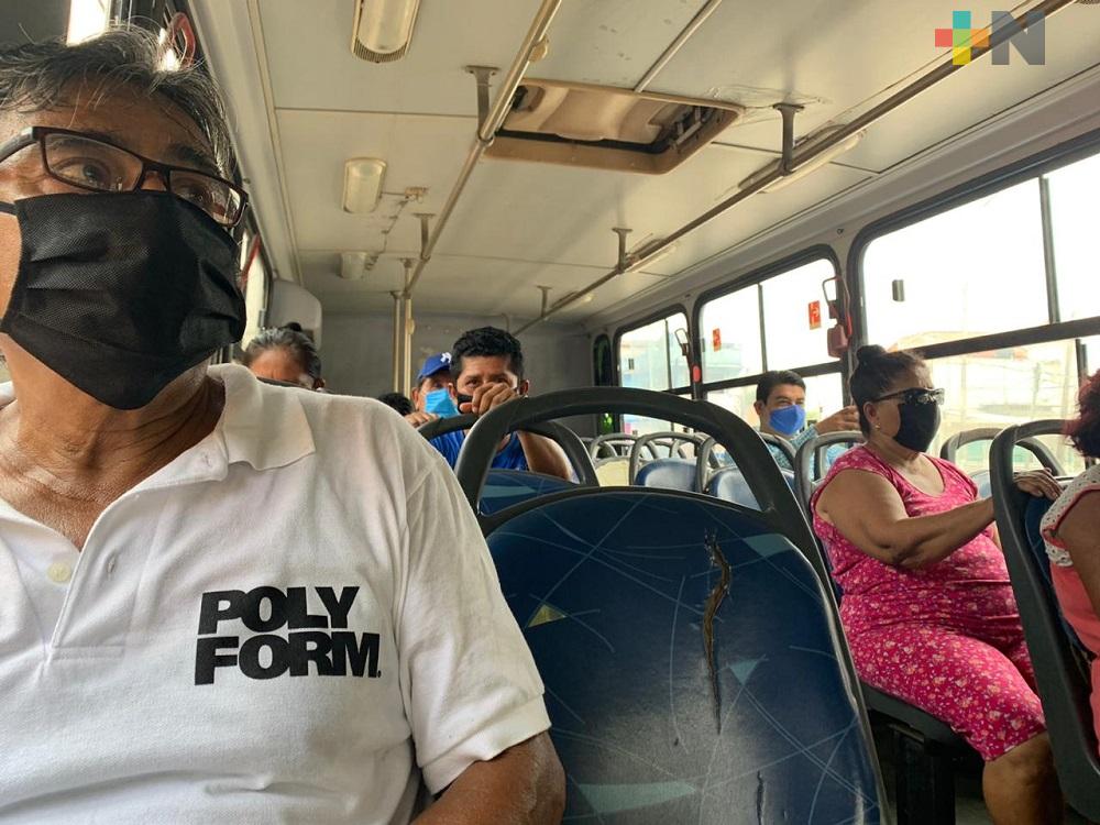 Ante reactivación de movilidad social, piden a SSP vigilar se cumplan medidas sanitarias en transporte público