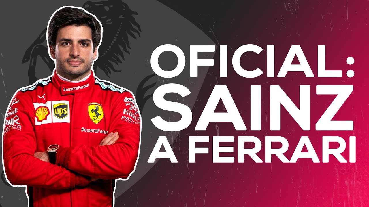 Ferrari confirma a Carlos Sainz como su nuevo piloto por dos años
