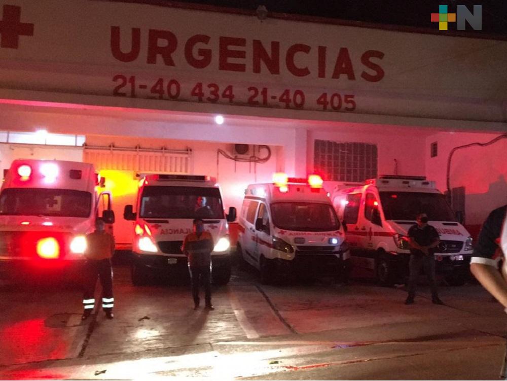 Dan último adiós a paramédico de la Cruz Roja de Coatzacoalcos