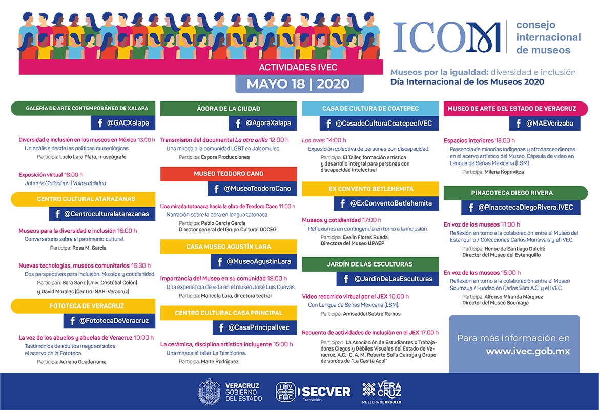 Participará IVEC en el Día Internacional de los Museos