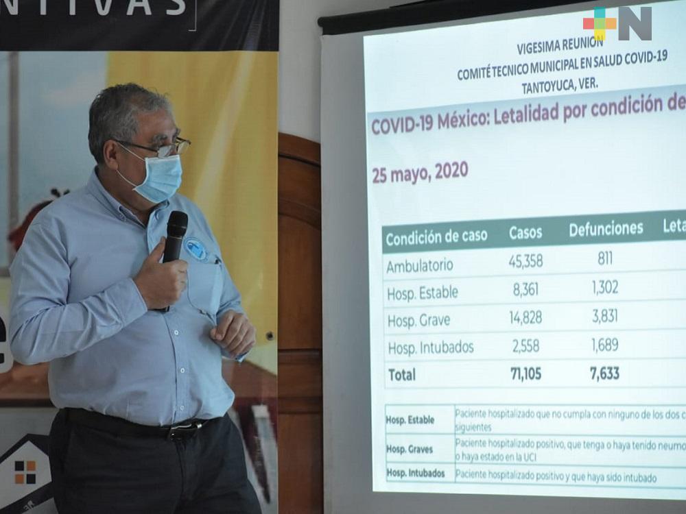 Consejo de Salud de Tantoyuca, fomenta el uso de cubrebocas para evitar coronavirus