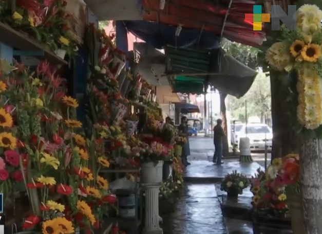 Vendedores de flores en Xalapa esperan repunte en sus ventas para el 14 de febrero