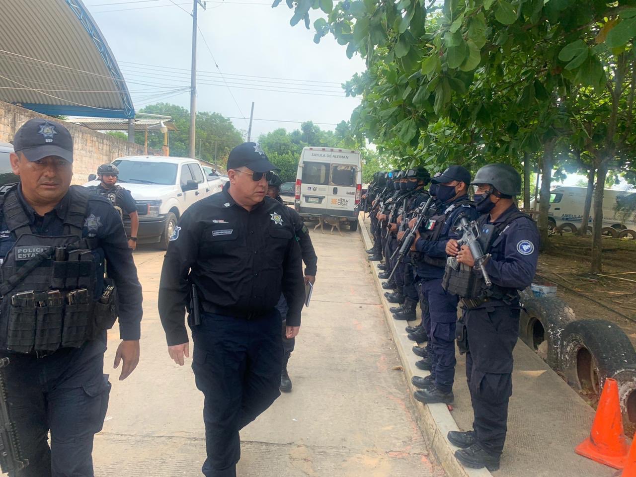 SSP supervisa corporaciones policiacas del sur de Veracruz