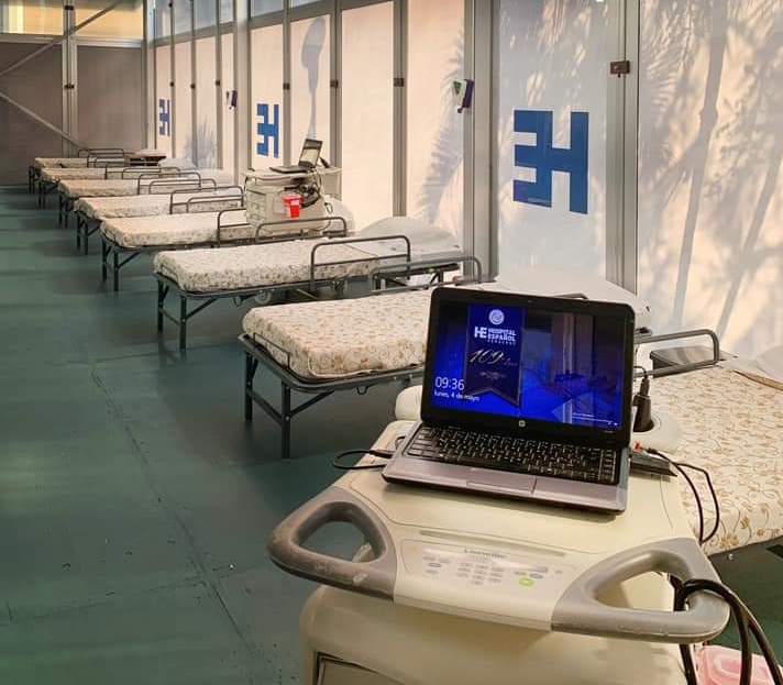 Hospital Español de Veracruz abrió espacio para atender a pacientes con COVID-19