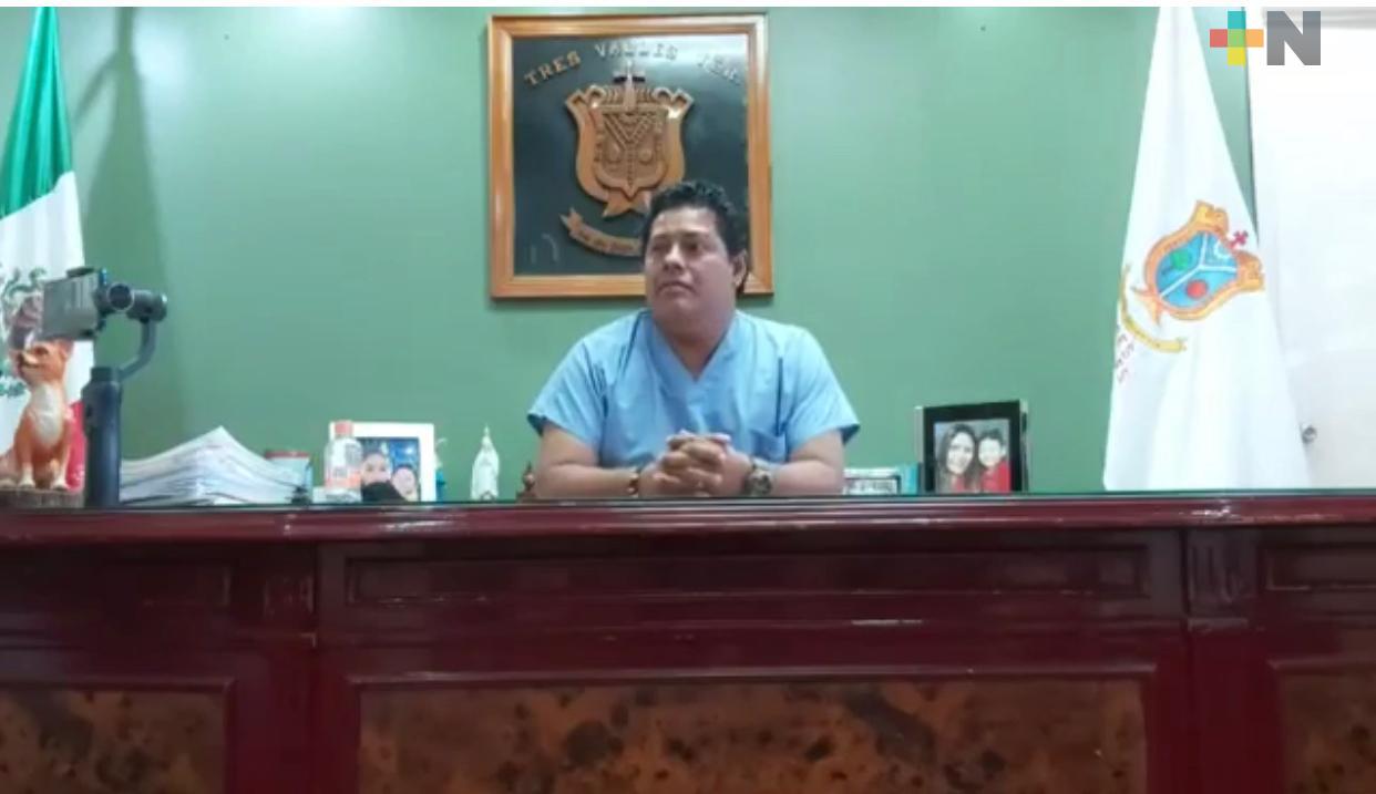 Confirman muerte de persona por Covid-19 en Tres Valles