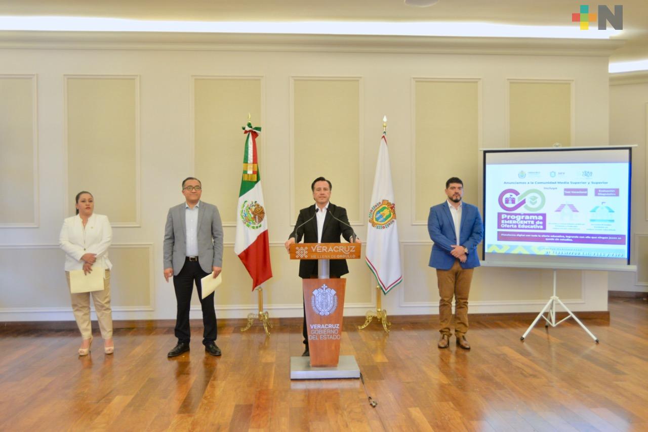 Continuará en Veracruz la estrategia “Aprende en Casa” para todos los niveles educativos: gobernador Cuitláhuac García