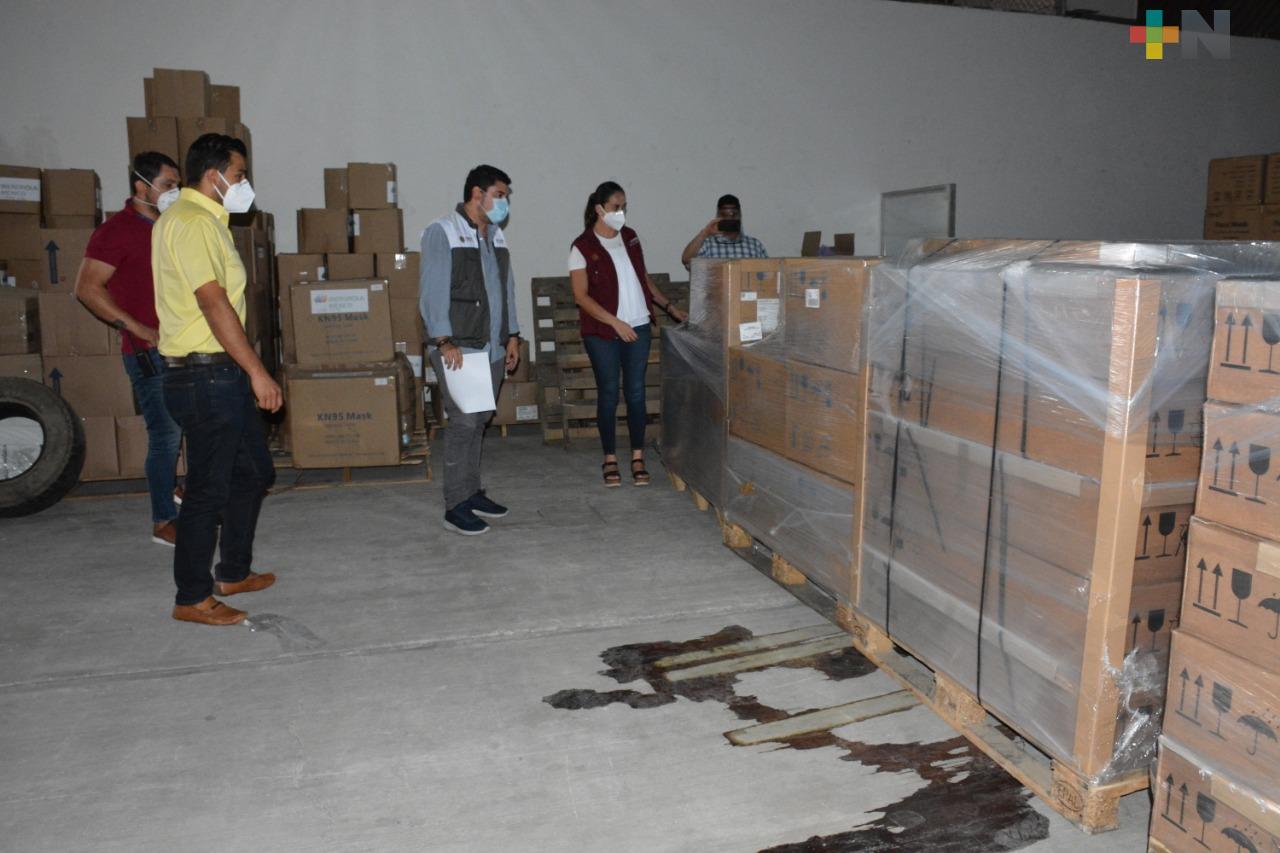 Recibe Veracruz respiradores mecánicos gestionados por la Secretaría de Relaciones Exteriores